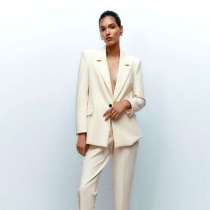 Zara Buttoned Tailored Blazer NWT
